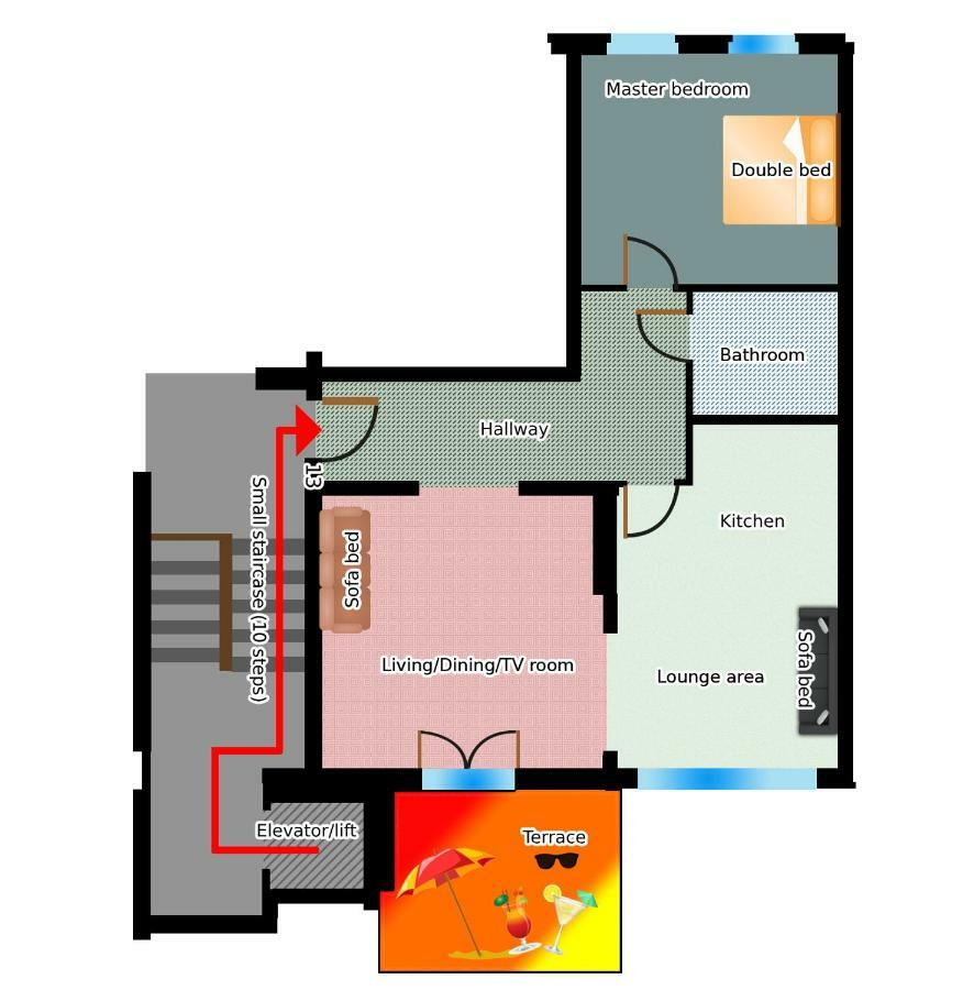 슈체친 Walking Streets Penthouse! 아파트 외부 사진